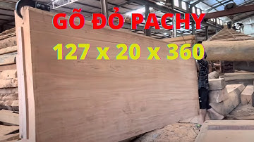 Mặt Bàn Gõ Đỏ Pachy Hàng Siêu Vip 127 x 20 x 355 | Nguyễn Văn Cương