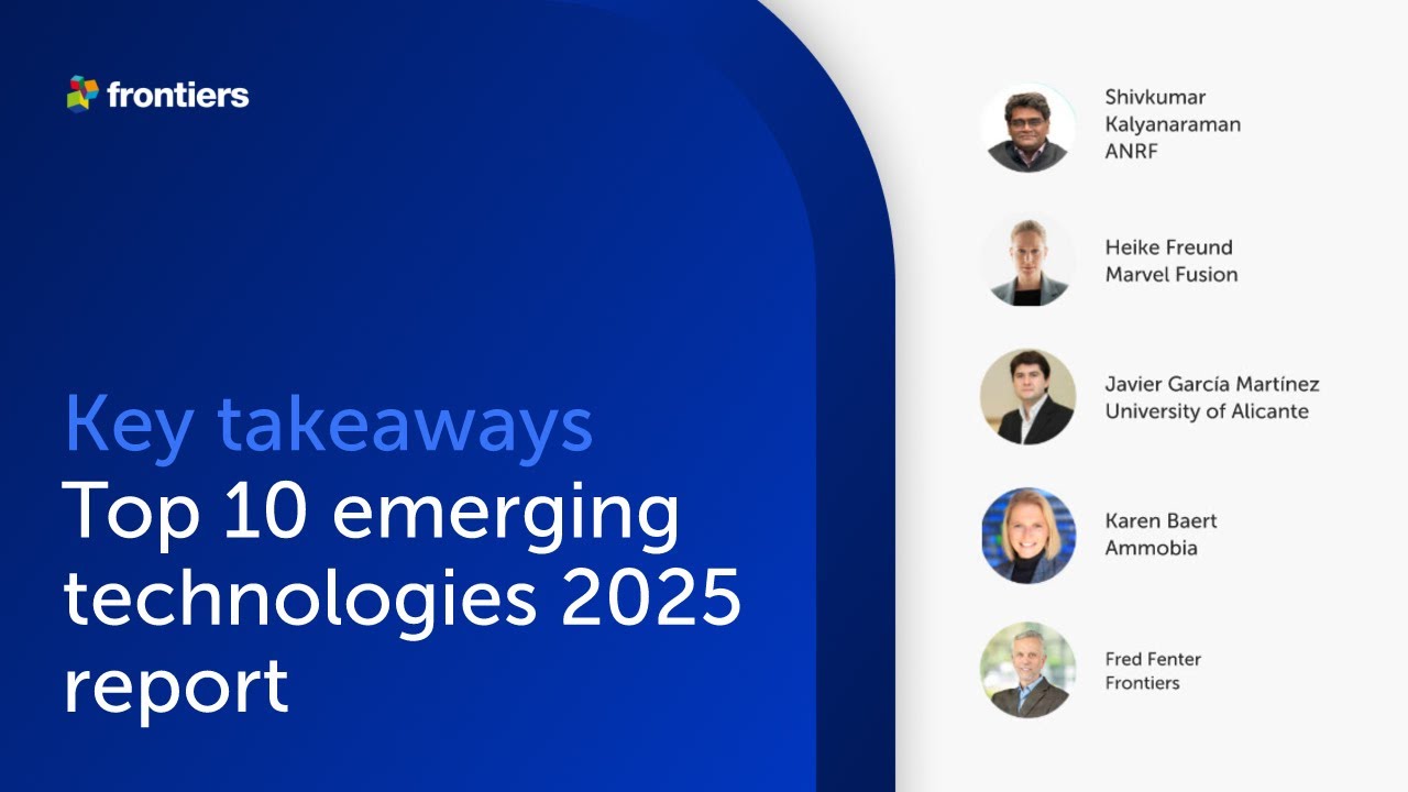 Frontiers Policy Labs | Panel session from the WEF 2025 Top 10 Emerging tech | Social Media only