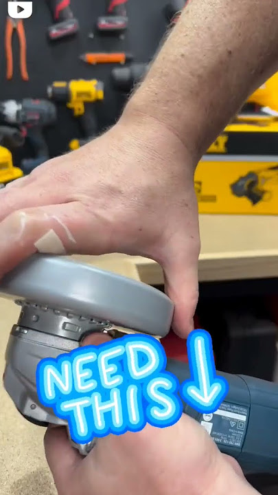 This is what is called Xlock from Bosch which makes removing and attaching grinding wheels faster.