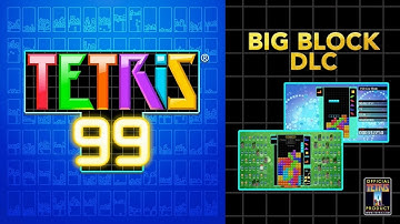 Tetris 99 (Switch) First Look at Big Block DLC: CPU Battle and Marathon - Offline Mode - Gameplay