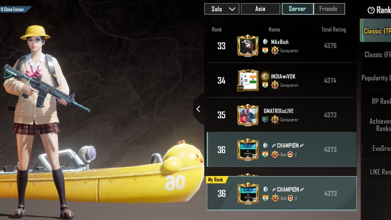 try #1 in solo conqueror 