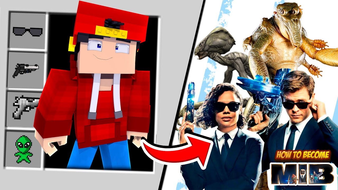 Minecraft Adventure - HOW TO BECOME THE MEN IN BLACK!!