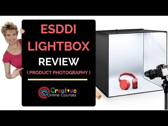 Lightbox for Product Photography - ESDDI Lightbox Review 