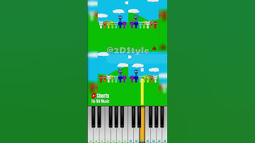 Red and Yellow Sings the ColorMixing Song | Sprunki Rainbow Party @2DStyle - Piano Tutorial