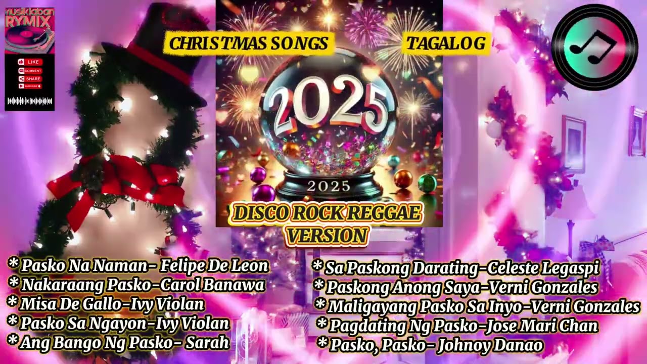 TAGALOG CHRISTMAS SONGS || Disco, Rock and Reggae Cover Version || 
