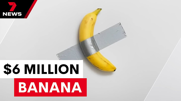 Umělecká díla z banánů se v aukci prodávají za více než 6 milionů USD | 7NOVINKY