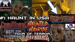 Field of Screams Halloween Haunt 2022 -Haunted Houses Review Hayride Scare Actors Live Performances