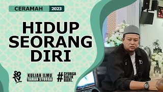 SYAMSUL DEBAT | HIDUP SEORANG DIRI