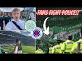 Madness as celtic win the league against rangers old firm vlog