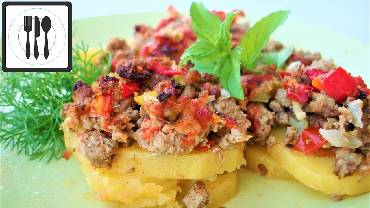 Картофель С Фаршем В Духовке изображения Картофель С Фаршем В Духовке изоражения