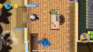 Robbery Bob: CHAPTER 4 - ADVANCED Level 11 , 100% iOS/Android Walkthrough
