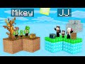 Mikey Family POOR vs JJ Family RICH SKYBLOCK Battle in Minecraft (Maizen)