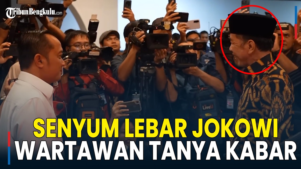 Bukan Prabowo, Momen Senyum Jokowi Disambut dan Ditanyakan Kabar Duluan Oleh Wartawan: Alhamdulillah