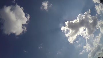 Clouds, Contrails and Time Lapse