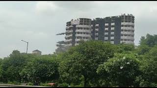 Finally !!😱 The twin tower  Noida demolished! | 800 cr building demolished in 8 sec ⚡⚡⚡ please like👍