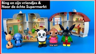 Bing gaat spelen met Pando&#39;s Huis en Padget&#39;s winkel &quot; Family Toys Collector