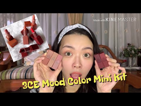 3ce velvet lip tint & plumper | first impression and review. 