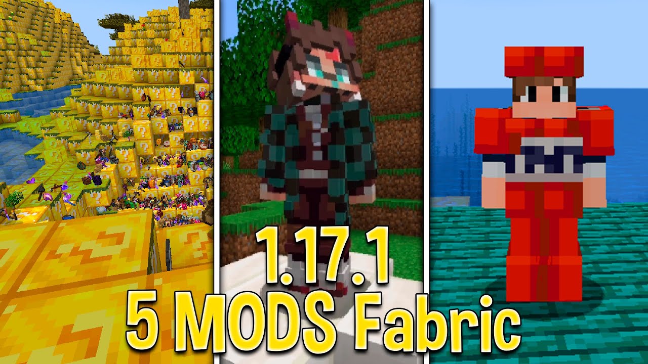 Lucky Blocks For Fabric 1.16.5 & 1.17 Pre Rel 3 Fabric Mod