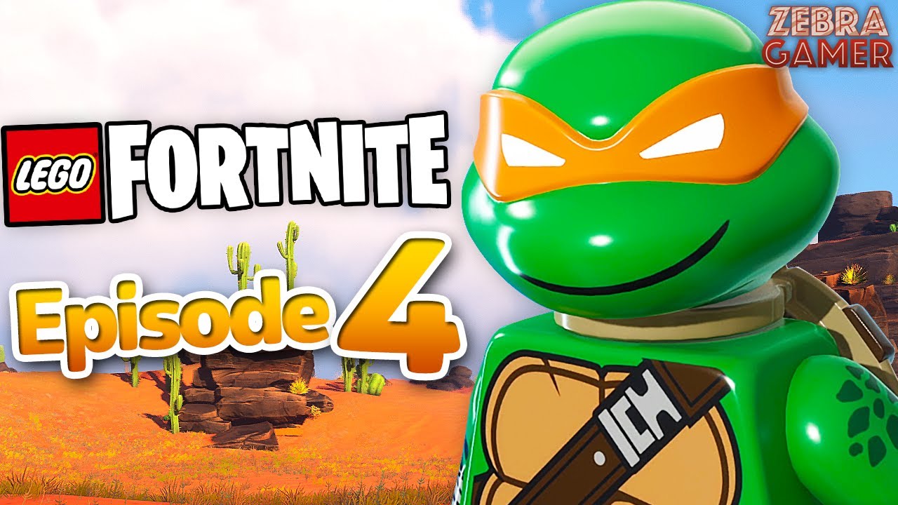 LEGO Fortnite Gameplay Walkthrough Part 4 - TMNT Mikey and Raph! Dry ...