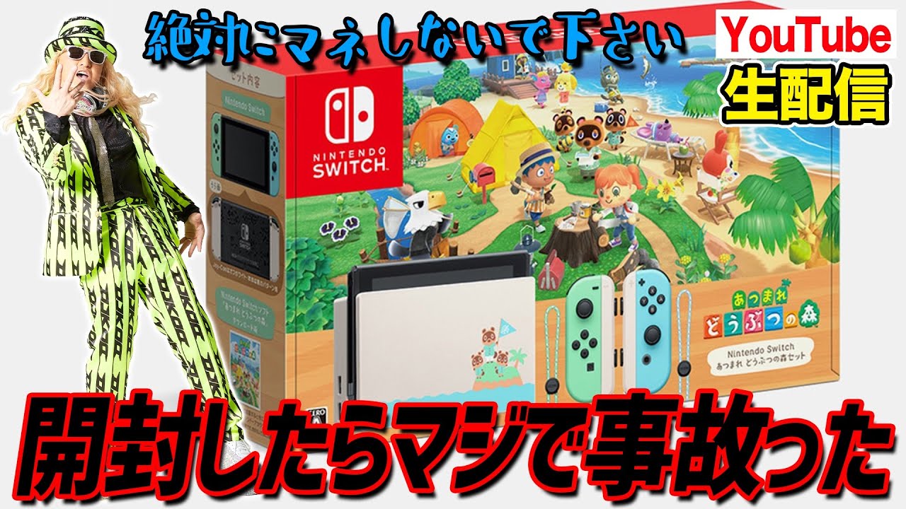 【Nintendo Switch】ニンテンドースイッチどうぶつの森セット開封！