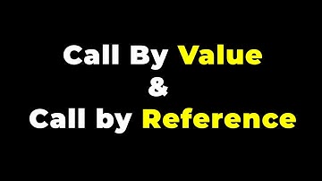 Call by Value & Call by Reference in C++ | C++ Tutorial @codeChallenges
