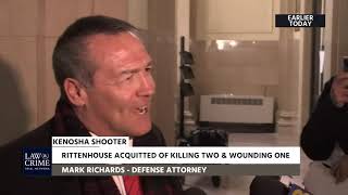 Kyle Rittenhouse's Attorney Mark Richards Answers Questions After Bail Money Motion Hearing
