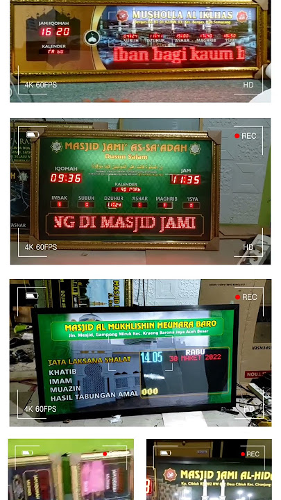 JAM DIGITAL SHOLAT MURAH JAM DIGITAL MASJID MURAH RUNNING TEXT JAM MASJID
