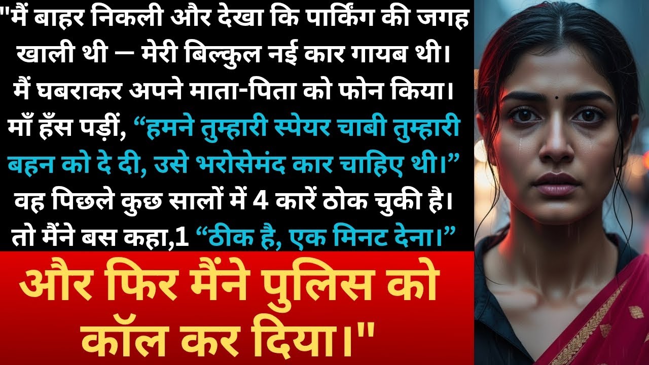 “मेरी कार चोरी हो गई… और चोर थी मेरी ही बहन!”