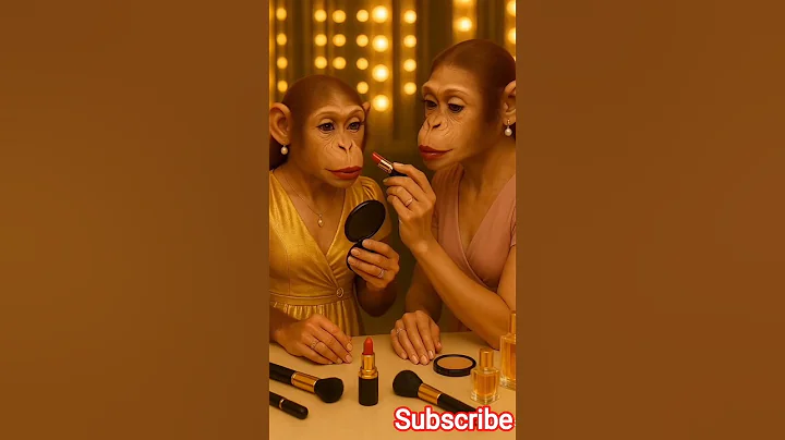 monkey's magic💄bridals makeup funny bridal#funny #explore #cat #makeup #trending #viral #comedy