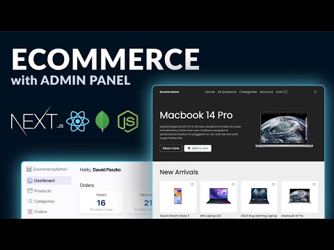 Build a Fullstack E-commerce using Next.js (react.js, mongo, tailwind, styled components)