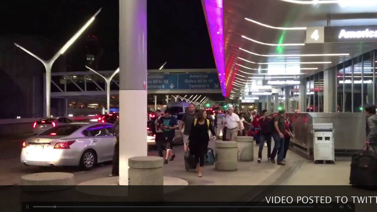 LAX Airport Evacuated Active Shooter Reported 08/28/17 YouTube