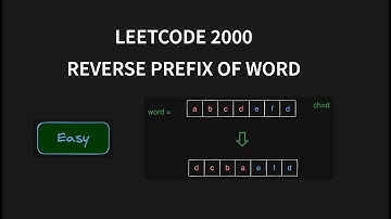 Reverse Prefix of Word - Leetcode 2000 - Java