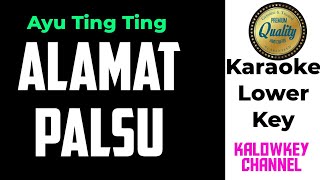 Download lagu Ayu Ting Ting Alamat Palsu Karaoke Lower Key  -3
