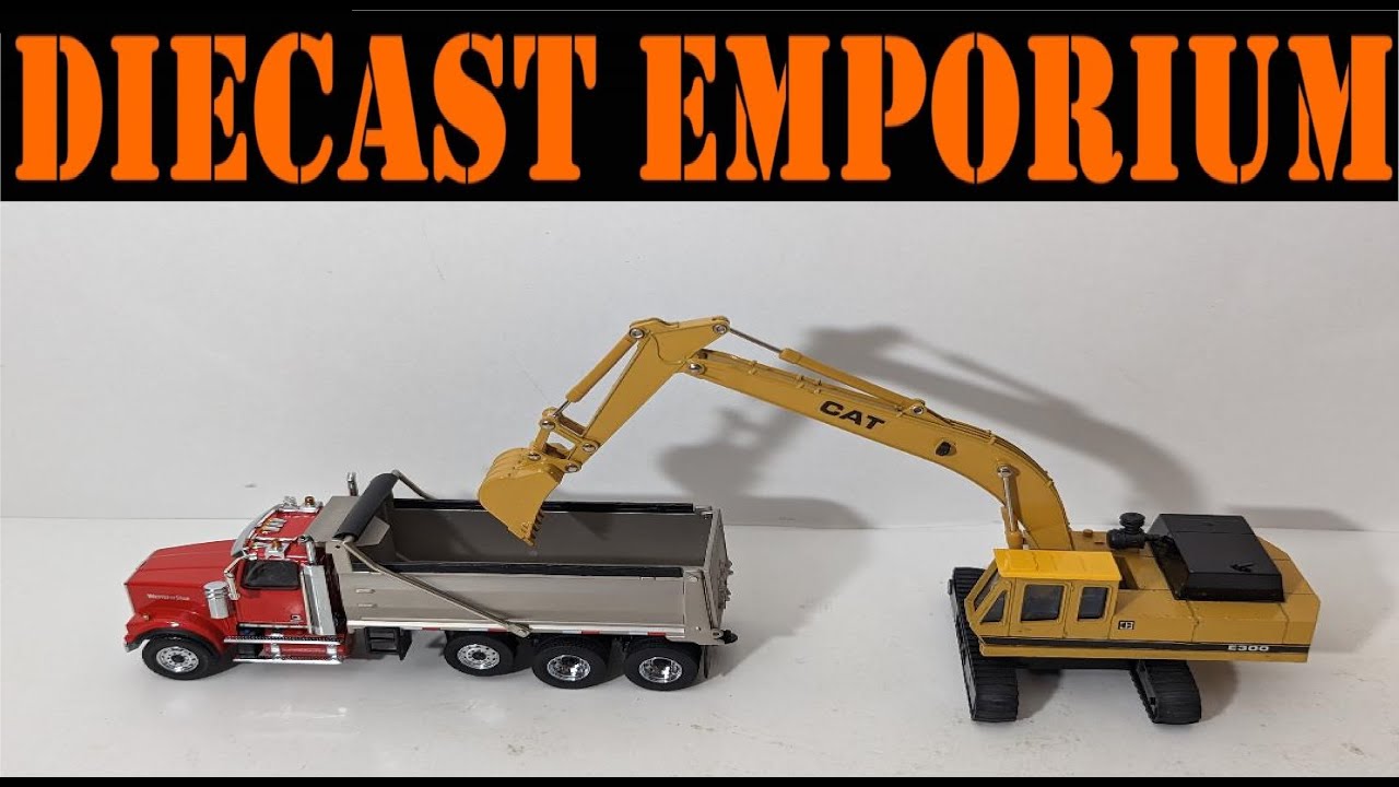 CAT E300 油圧ショベル ミニカー 1/48 1:48 Scale Shinsei Mini Power Caterpillar E300 Hydraulic Excavator