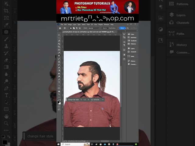 Cách Xóa Đối Tượng Nhanh Trong Photoshop #Shorts  #graphicdesign #photoshoptutorials