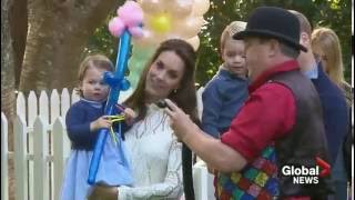 Extended: The Cambridges at the children's party at Government House, Victoria