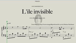 L'Ile Invisible  Easy Piano  -  Deep Forest