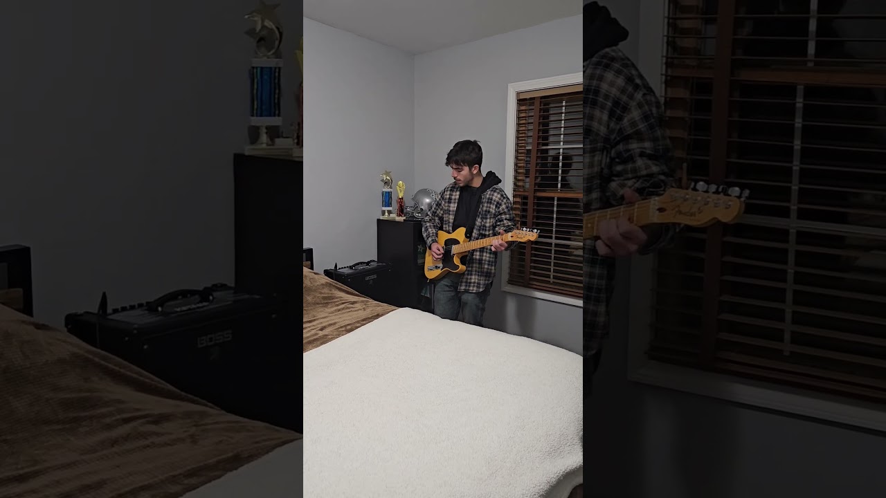 Brody S playing (guitar) pink floyd run like hell