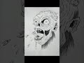 mad zombie...subscribe for more #art #anime #shorts #india#fun