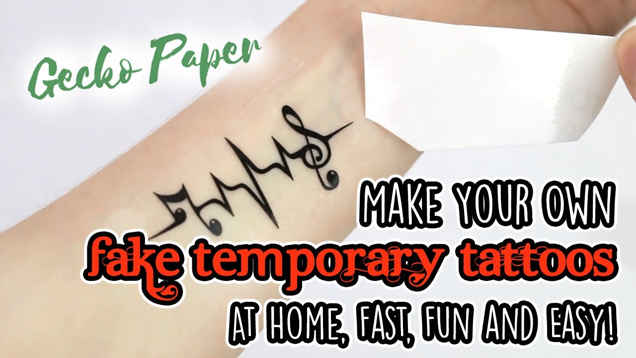 DIY Ink Jet Printer temporary tattoo paper, MISC