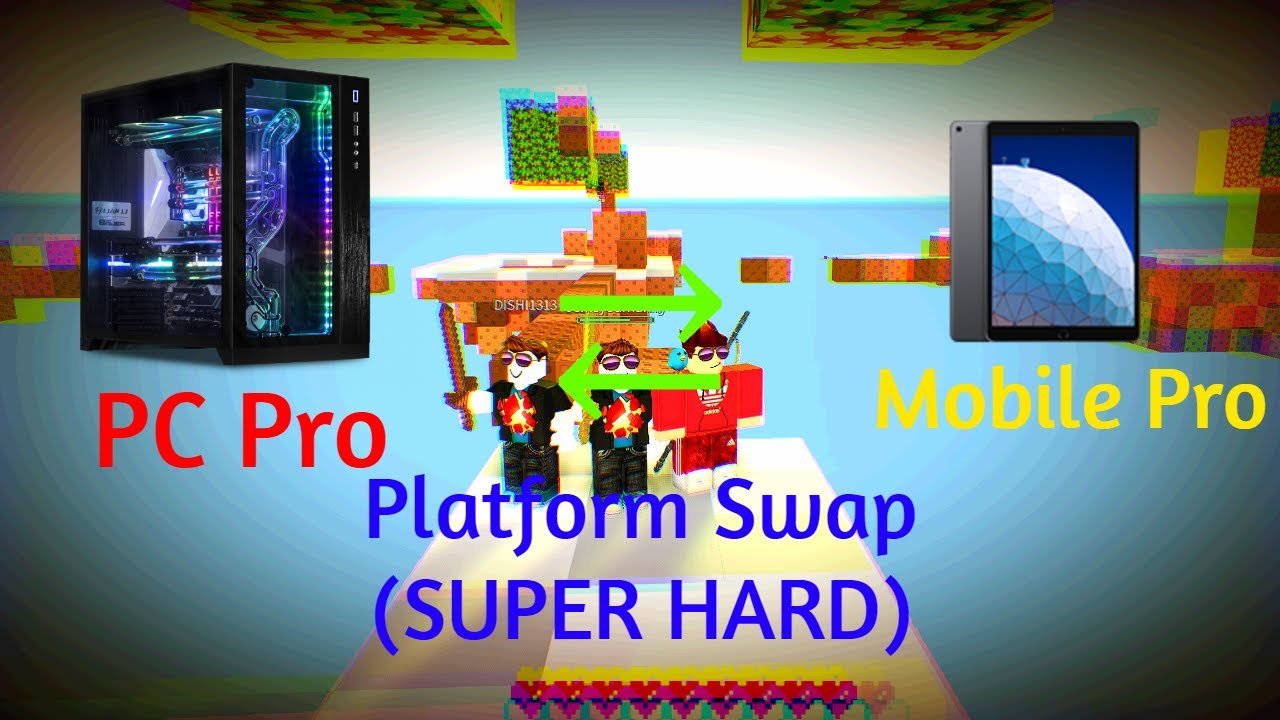 Pros Switch Platforms Roblox Skywars Challenge Youtube - platforms for roblox