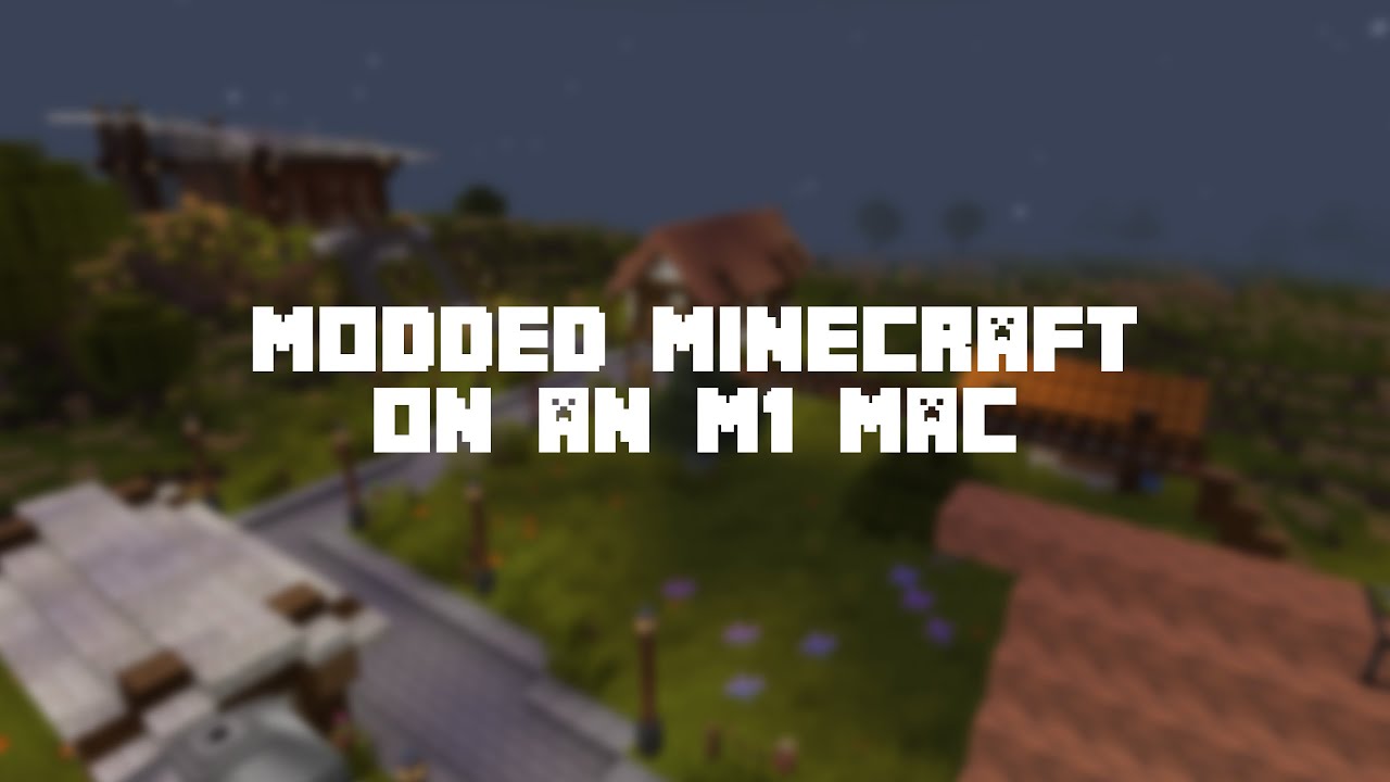 Modded Minecraft on an M1 MacBook Pro - YouTube