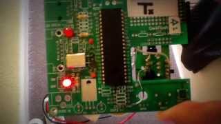 nRF24L01+ and PIC - First Prototype - Forgrt Me Not - See it on Kickstarter