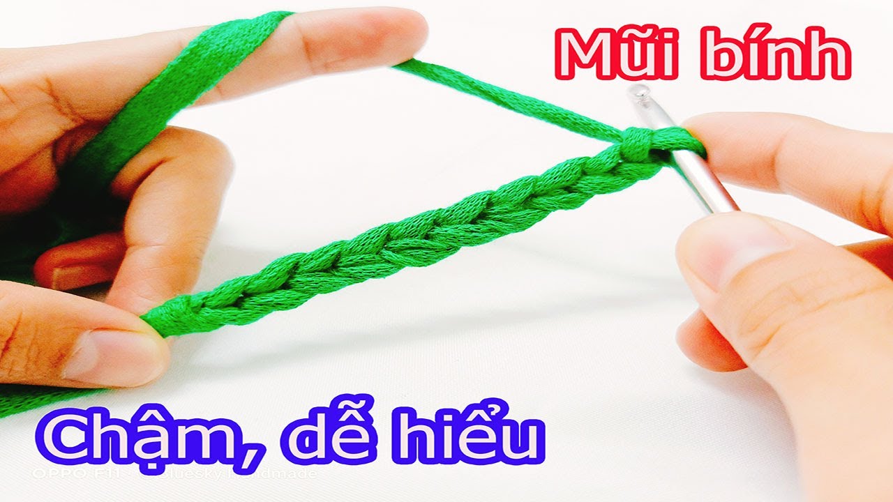 Dạy móc len cơ bản | Cách móc mũi bính