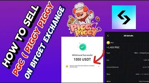 How To Sell PGC Coin/ PGC Token(Piggy  Airdrop) on Bitget Exchange|Sell PGC Coin  on Bitget Exchange
