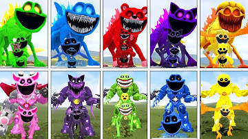 EVOLUTION FORGOTTEN ALL MECHA TITAN GODZILLA SMILING CRITTERS POPPY PLAYTIME CHAPTER 3 In Gmod!!