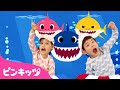 Baby Shark Dance | 英語童謡 | 英語 聞き流し | 子どもの歌 英日版 | 童謡 | ピンキッツ・ベイビーシャーク