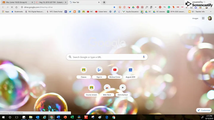 Google Classroom - Start of Year
