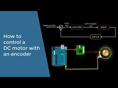 How to control a DC motor with an encoder