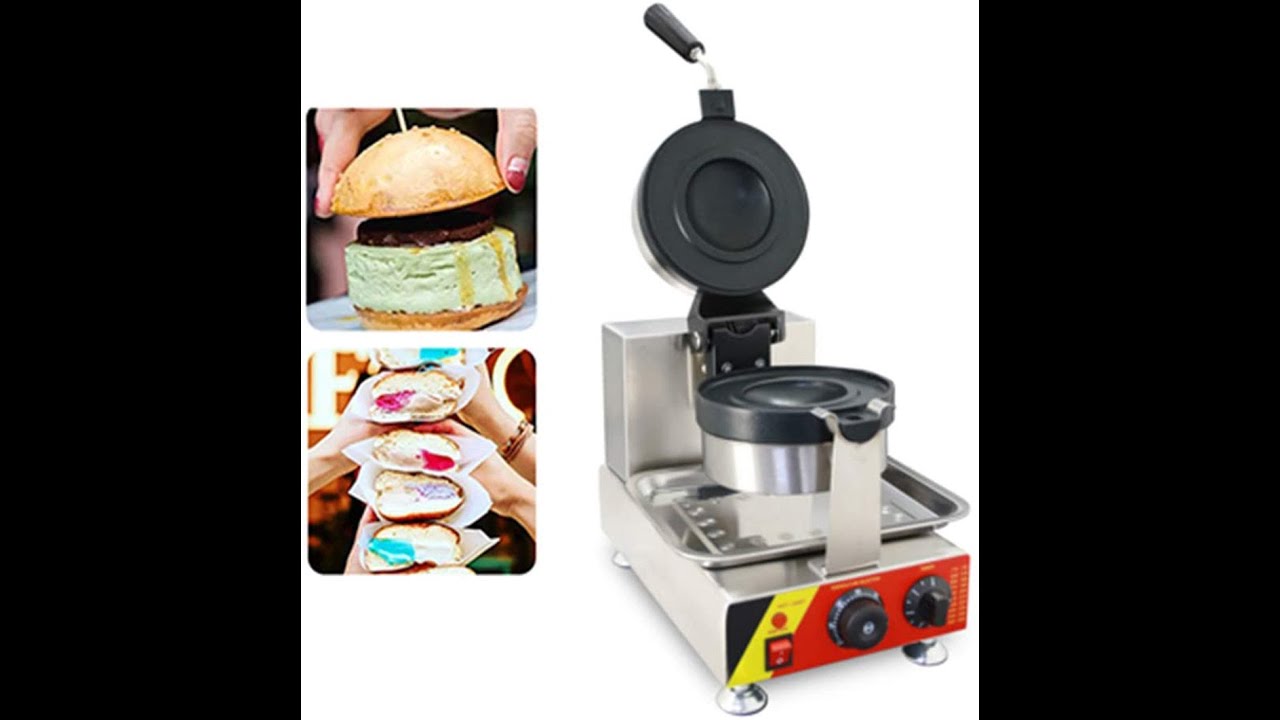Donut Ice Cream Krapfen Warmer Italy Gelato Panini Press Sandwich Maker